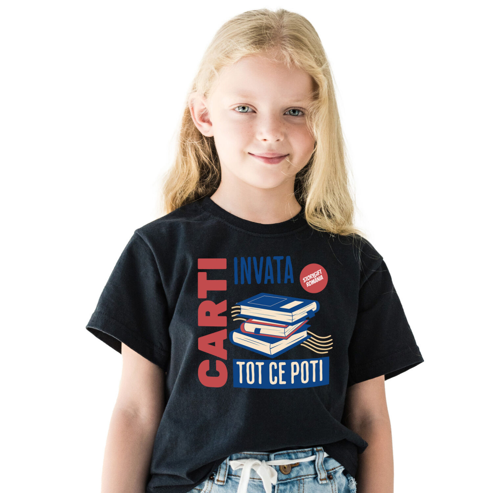 Tricou Femei, Barbati, Copii, Fata, Baiat, Unisex Personalizat Cărți Motivaționale pentru Dezvoltare Personală - Învață Tot Ce Poți! [2]