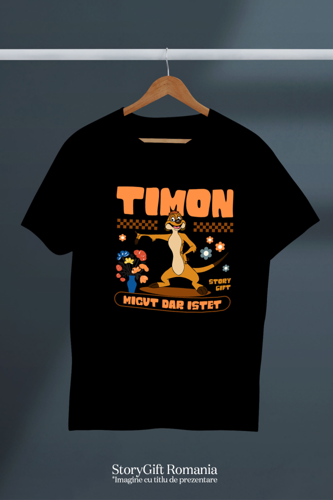 Tricou Copii cu Tigger si Prietenii Palmierilor 100% Bumbac, Negru, 12 Ani [5]