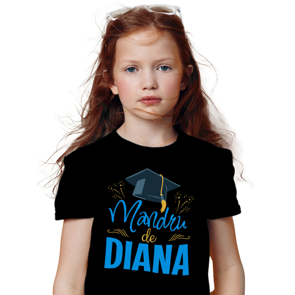 Tricou Femei, Barbati, Copii, Fata, Baiat, Unisex Personalizat Tocă de Absolvire Personalizată - Pălărie pentru Succes și Mândrie [1]