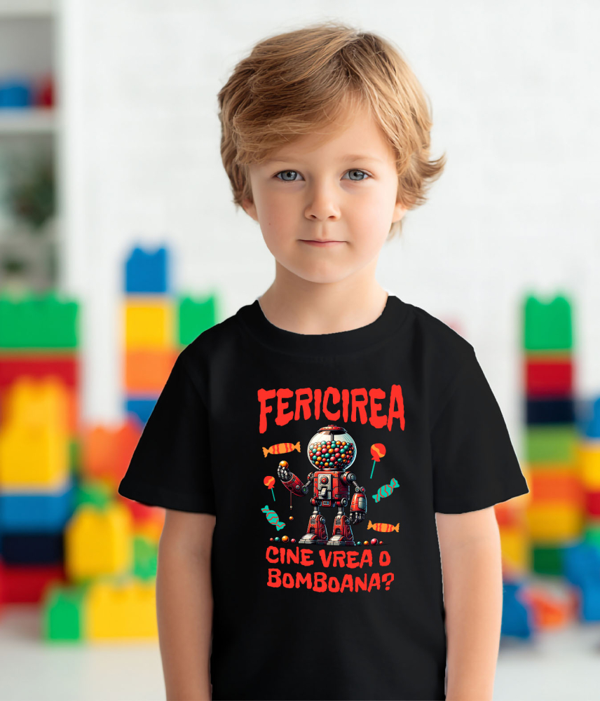 Tricou Femei, Barbati, Copii, Fata, Baiat, Unisex Personalizat Tonomat Vintage de Bomboane – Cadou Personalizat pentru Copii și Familie [4]