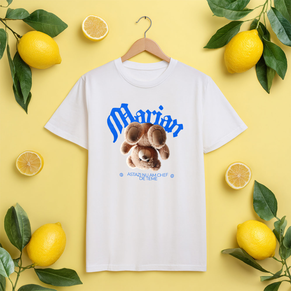 Tricou Femei, Barbati, Copii, Fata, Baiat, Unisex Personalizat Urs de Pluș Maro Personalizat – Cadou Amuzant pentru Copii și Familie [5]