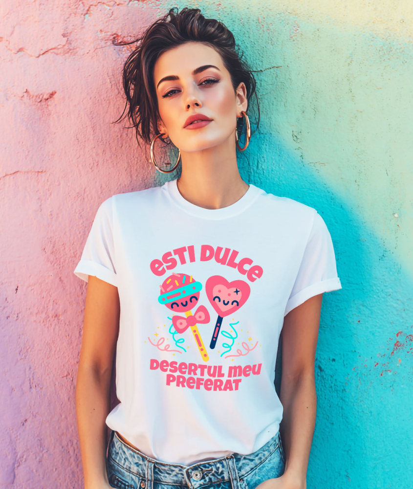 Tricou Femei, Barbati, Copii, Fata, Baiat, Unisex Personalizat Acadele personalizate pentru iubire și familie | Dulciuri romantice pentru tati și prieteni [2]