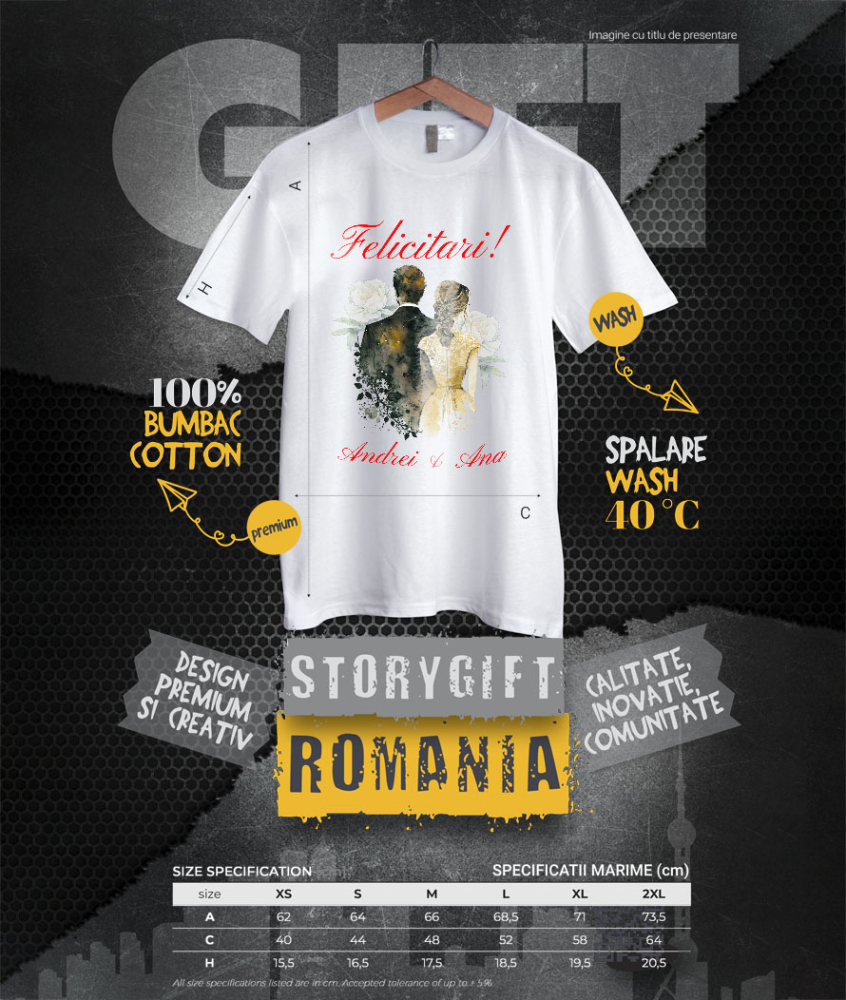 Tricou Femei, Barbati, Copii, Fata, Baiat, Unisex Personalizat [4]