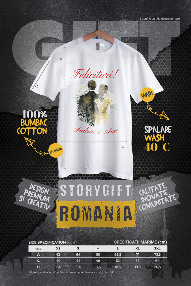 Tricou Femei, Barbati, Copii, Fata, Baiat, Unisex Personalizat [4]