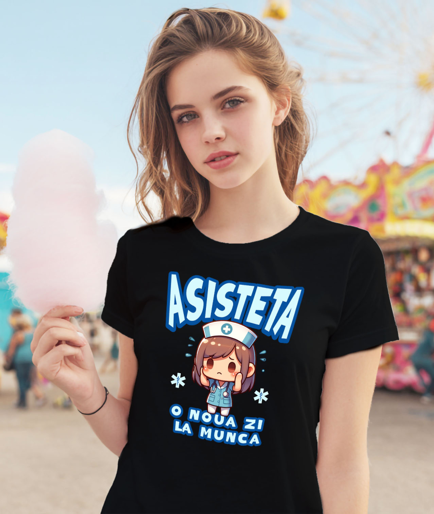 Tricou Femei, Barbati, Copii, Fata, Baiat, Unisex Personalizat Asistență Medicală Stil Anime – Pasiune și Dedicare în Medicină [2]