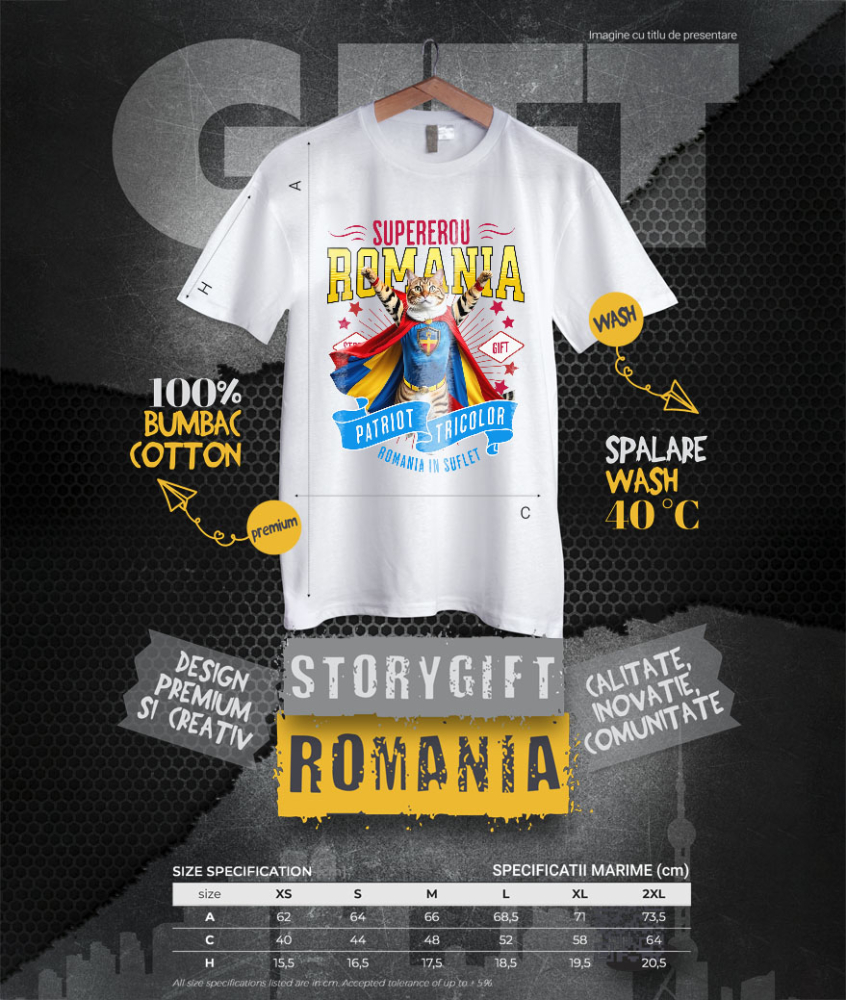 Tricou Femei, Barbati, Copii, Fata, Baiat, Unisex Personalizat Pisica Bengal în Costum de Căpitan România – Cadou Personalizat Unic pentru Iubitorii de Pisici [4]