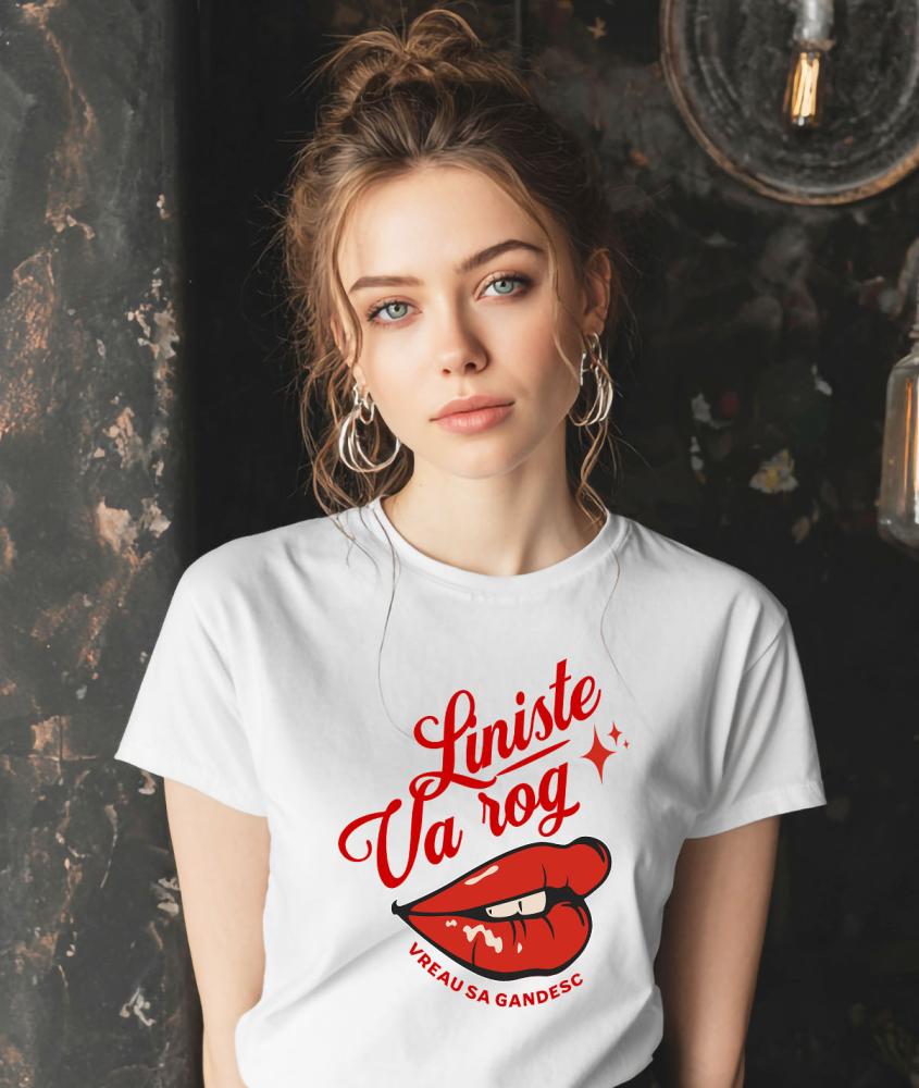 Tricou Femei, Barbati, Copii, Fata, Baiat, Unisex Personalizat „Cadouri personalizate pentru femei cu mesaje amuzante și buze roșii | Produse haioase pentru prieteni și familie” [2]