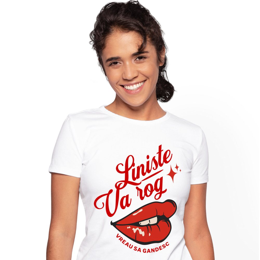 Tricou Femei, Barbati, Copii, Fata, Baiat, Unisex Personalizat „Cadouri personalizate pentru femei cu mesaje amuzante și buze roșii | Produse haioase pentru prieteni și familie” [1]