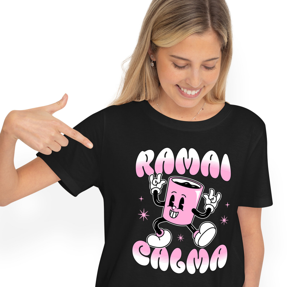 Tricou Femei, Barbati, Copii, Fata, Baiat, Unisex Personalizat „Cană Haioasă Personalizată 'Rămâi Calm' – Cadou Amuzant pentru Familie, Copii și Prieteni” [1]