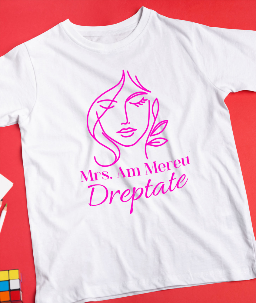 Tricou Femei, Barbati, Copii, Fata, Baiat, Unisex Personalizat Cadou Haios pentru Femei – Mesaj „Mrs. Am Mereu Dreptate” pentru Femei Independente [3]