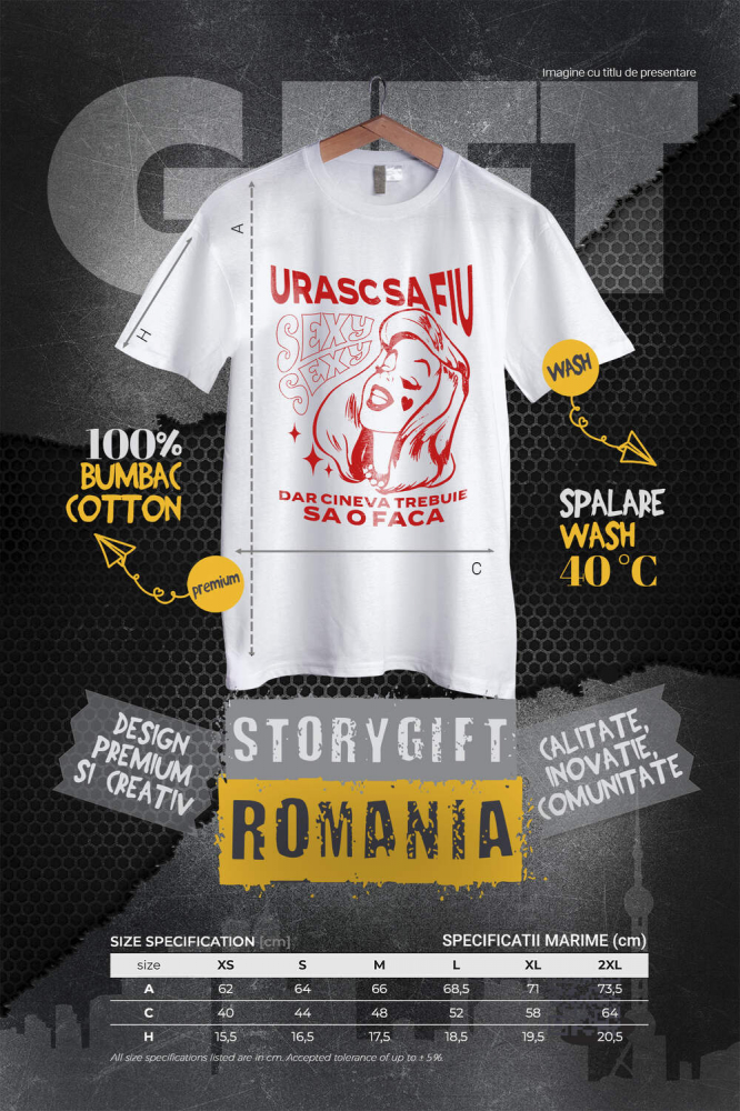 Tricou Femei, Barbati, Copii, Fata, Baiat, Unisex Personalizat „Urasc să fiu sexy, dar cineva trebuie să o facă” – Mesaj Haios pentru Femei cu Păr Lung [4]