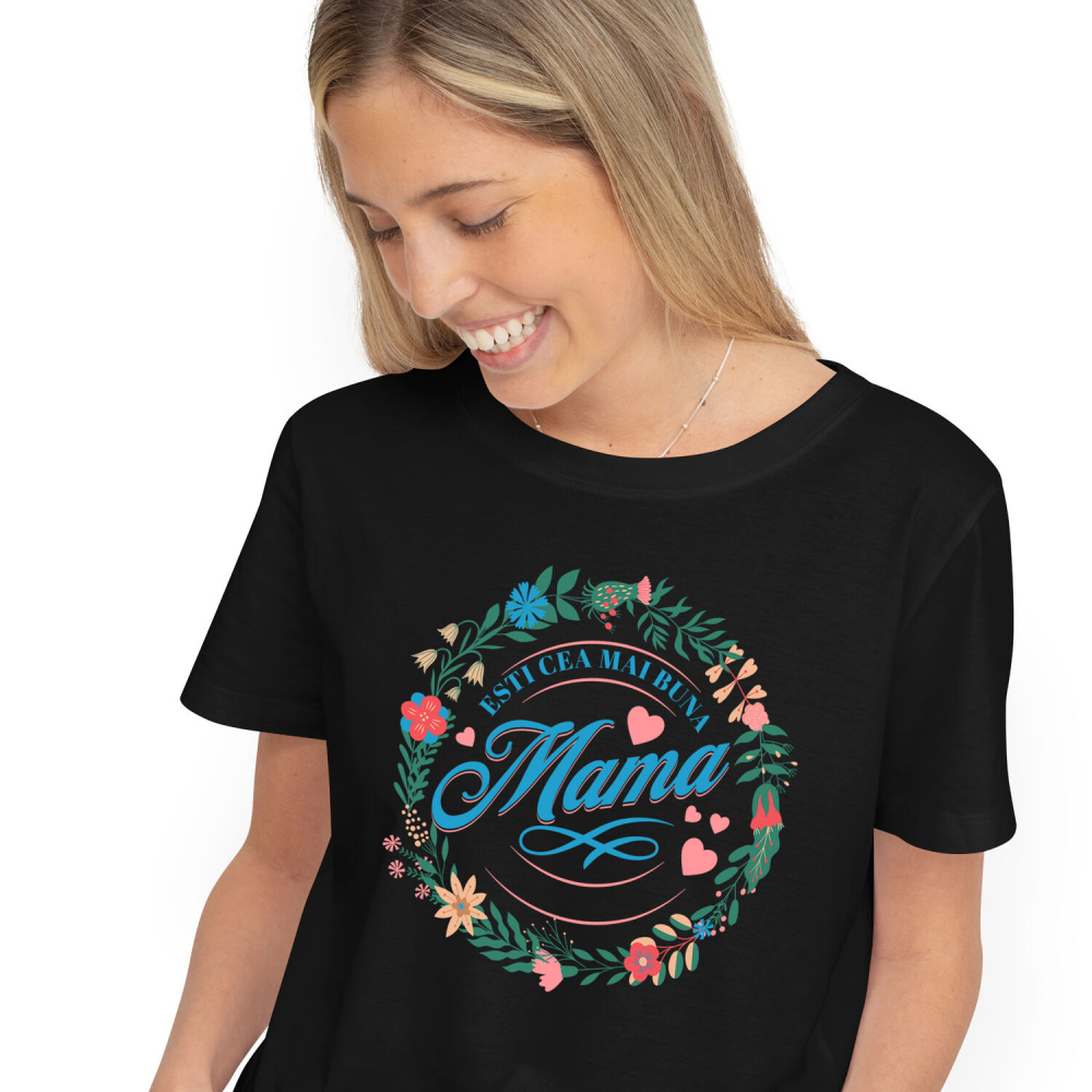 Tricou Femei, Barbati, Copii, Fata, Baiat, Unisex Personalizat Decoratiune Personalizata "Esti Cea Mai Buna Mama" - Cadou Special [1]