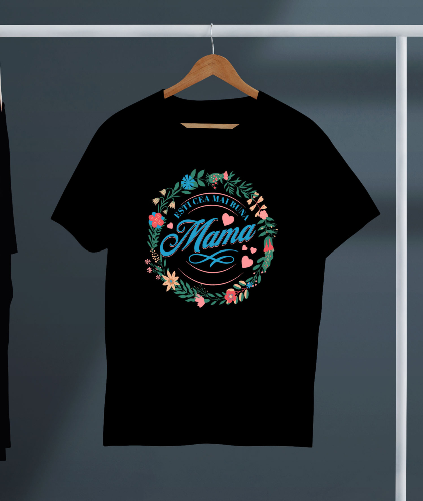 Tricou Femei, Barbati, Copii, Fata, Baiat, Unisex Personalizat Decoratiune Personalizata "Esti Cea Mai Buna Mama" - Cadou Special [3]