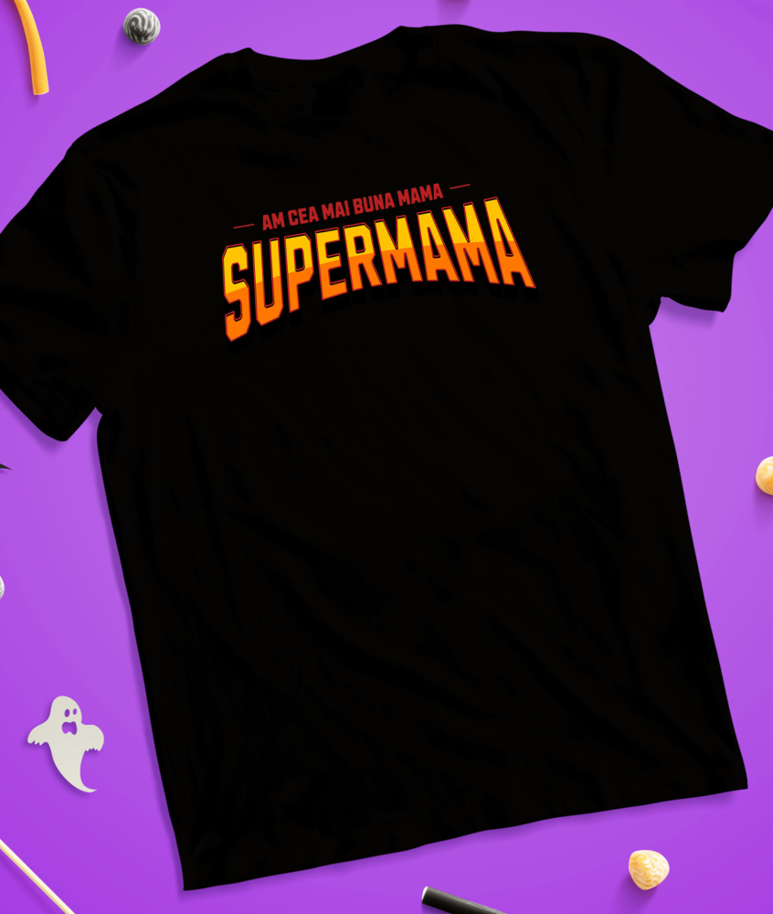 Tricou Femei, Barbati, Copii, Fata, Baiat, Unisex Personalizat "Super Erou Mama – Cadouri Personalizate cu Mesajul ‘Am Cea Mai Bună Mama’" [3]