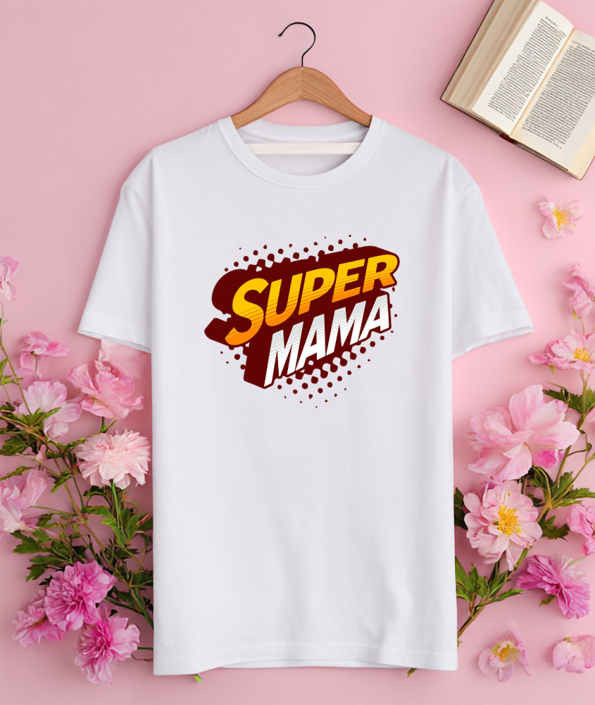 Tricou Femei, Barbati, Copii, Fata, Baiat, Unisex Personalizat Decor Personalizat „Super Mama” - Cea Mai Bună Mama | Cadou Special [3]