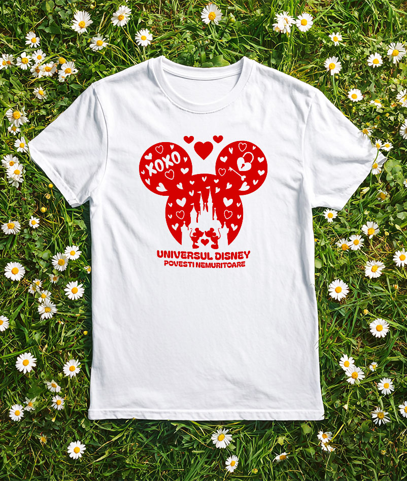 Tricou Femei cu Disney – Lumea Magiei 100% Bumbac, Alb, XS [3]