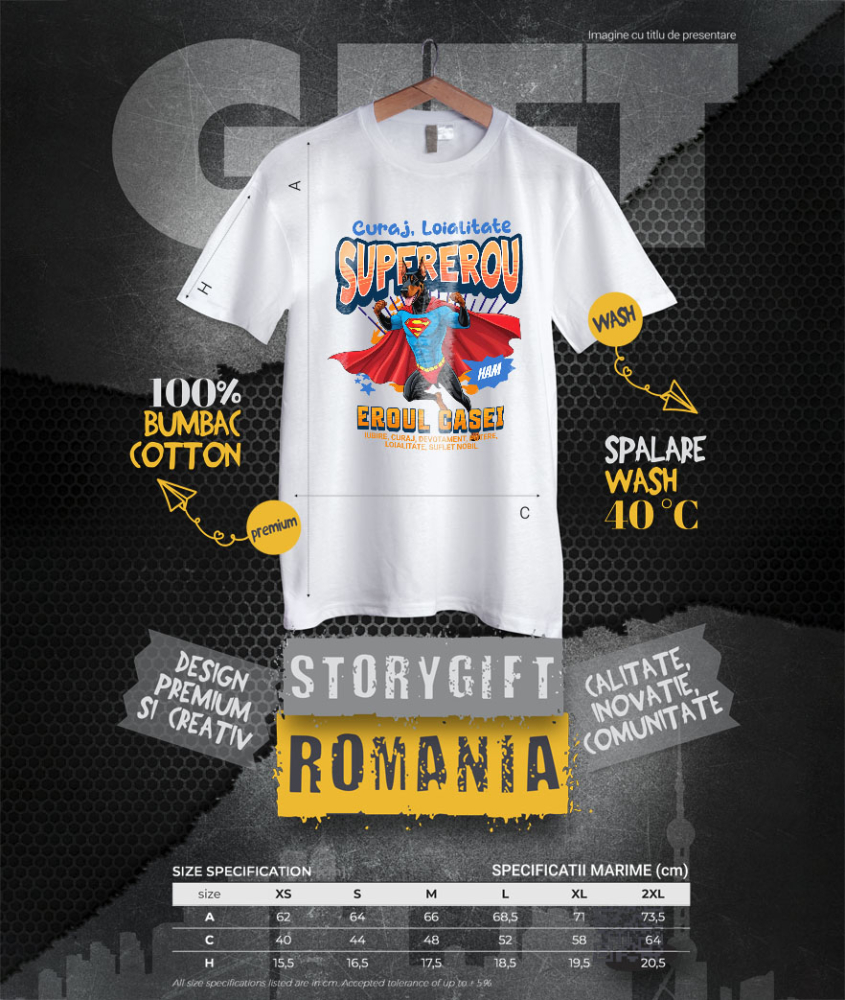 Tricou Femei, Barbati, Copii, Fata, Baiat, Unisex Personalizat Doberman Pinscher în Costum de Superman – Produse Personalizate pentru Copii și Familie [4]