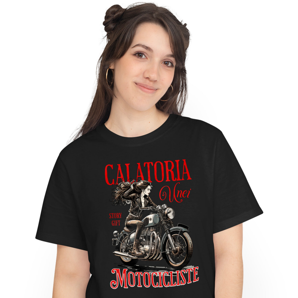 Tricou Femei, Barbati, Copii, Fata, Baiat, Unisex Personalizat Cadouri Personalizate pentru Motocicliști - Tricouri Vintage Moto & Accesorii Unice [1]