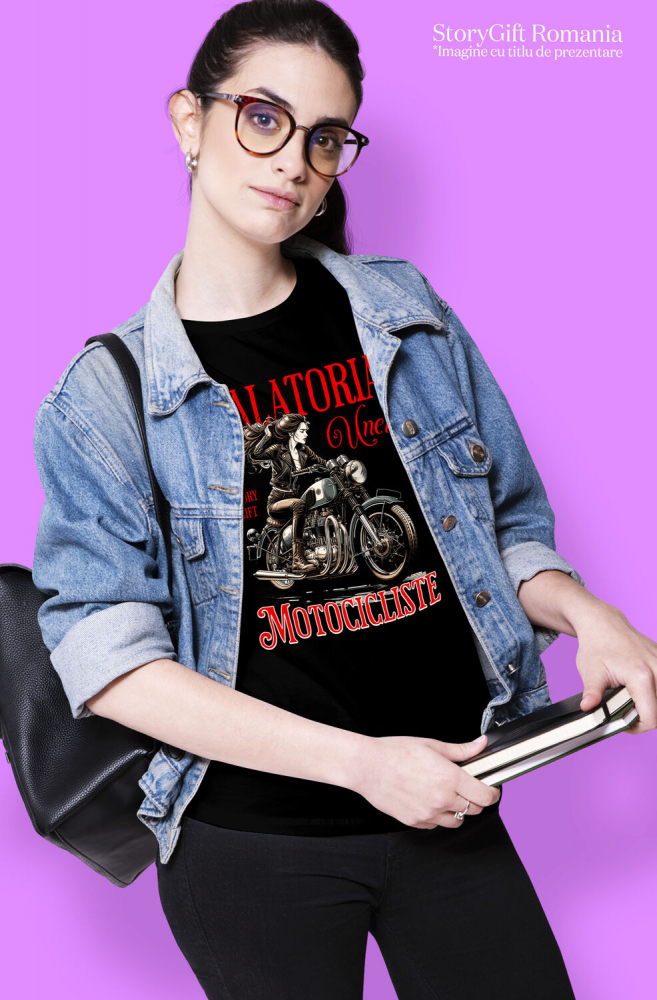 Tricou Femei, Barbati, Copii, Fata, Baiat, Unisex Personalizat Cadouri Personalizate pentru Motocicliști - Tricouri Vintage Moto & Accesorii Unice [2]