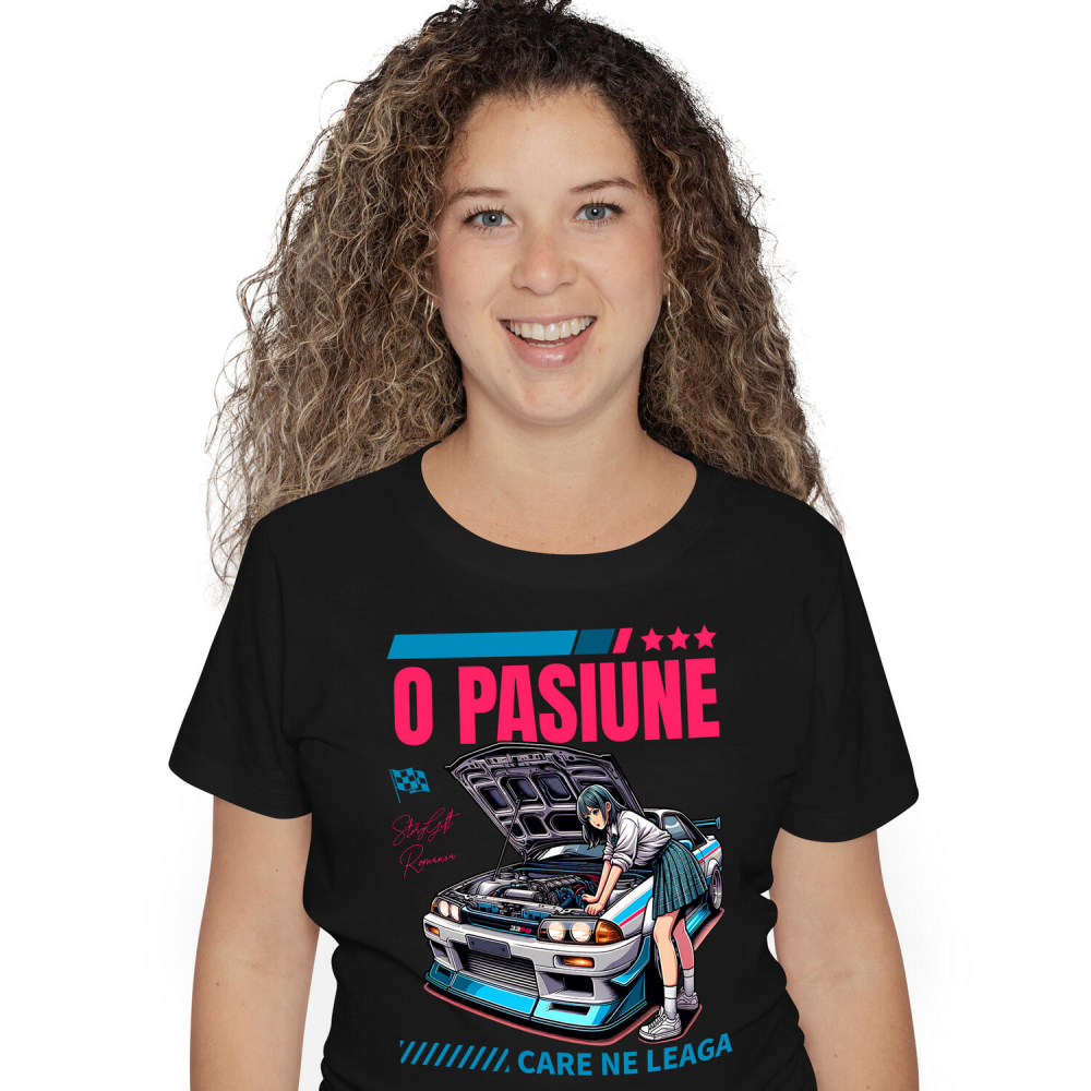 Tricou Femei, Barbati, Copii, Fata, Baiat, Unisex Personalizat Fată Anime & Mașină De Curse – Viteză, Stil și Adrenalină [1]