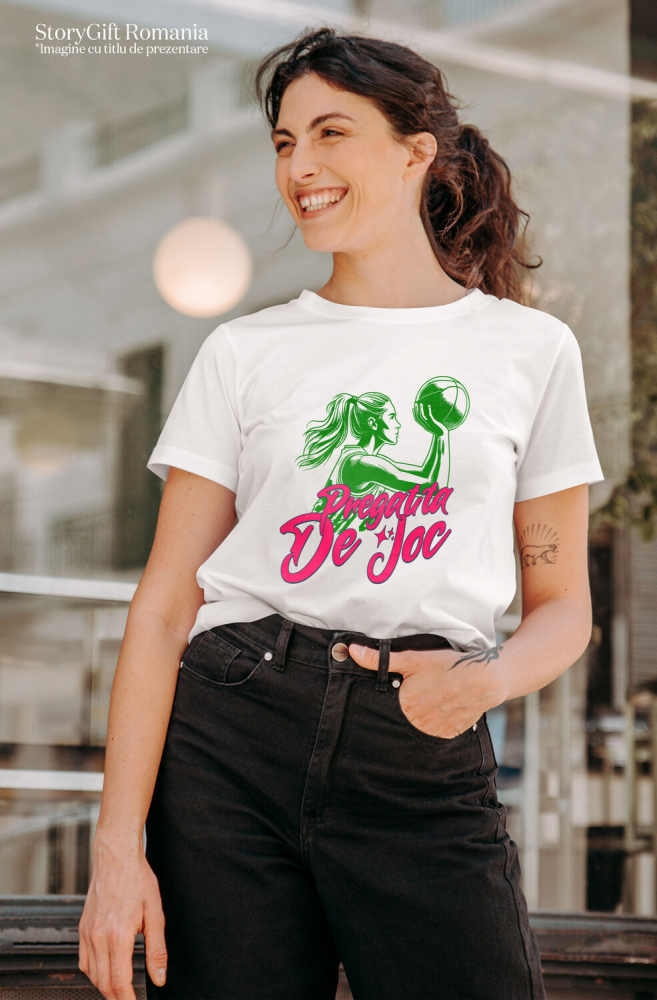 Tricou Femei, Barbati, Copii, Fata, Baiat, Unisex Personalizat Cadouri Personalizate pentru Jucătoare de Baschet – Motivație și Performanță [2]