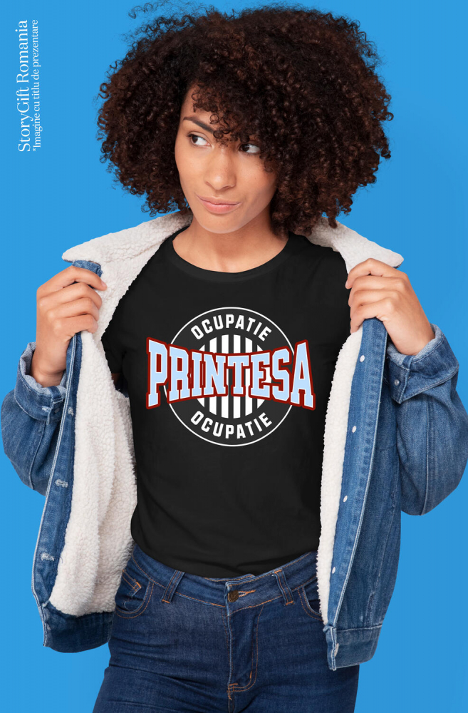 Tricou Femei, Barbati, Copii, Fata, Baiat, Unisex Personalizat Insignă Iluzie Optică – Prințesă, Regalitate, Umor Haioas [2]