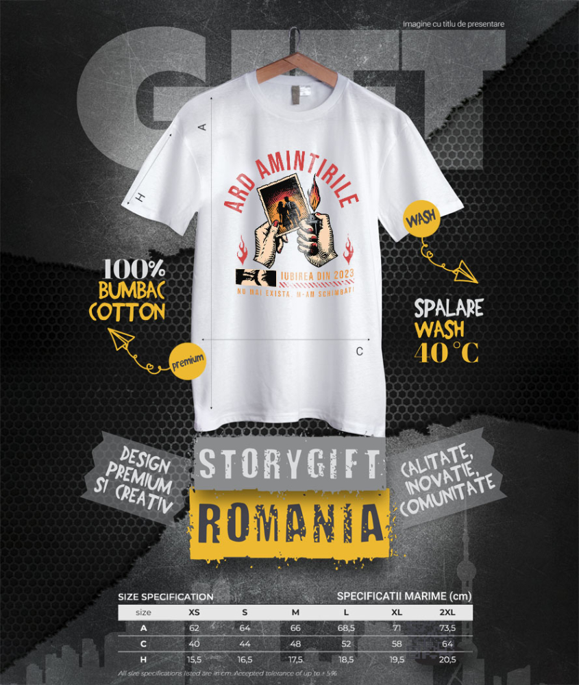 Tricou Femei, Barbati, Copii, Fata, Baiat, Unisex Personalizat Cadou Personalizat Mâini Femeie Foc cu Text „Ard Amintirile Iubirea din 2023” [4]