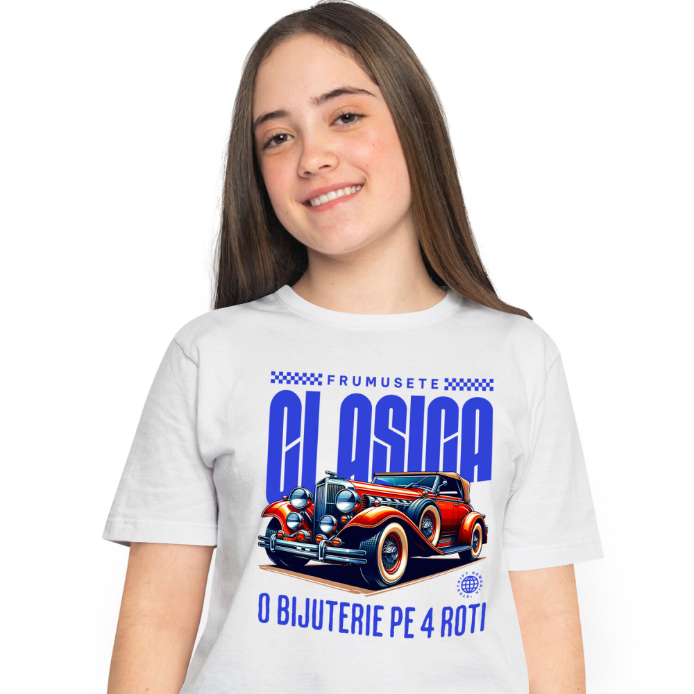 Tricou Femei, Barbati, Copii, Fata, Baiat, Unisex Personalizat Mașină Vintage Clasică – Eleganță și Lux pe 4 Roți [1]