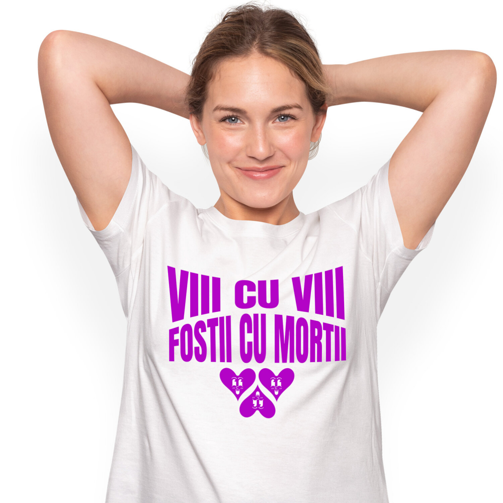 Tricou Femei, Barbati, Copii, Fata, Baiat, Unisex Personalizat „Cadouri personalizate amuzante cu mesaje despre iubire adolescentină și smiley face pentru familie și prieteni” [1]