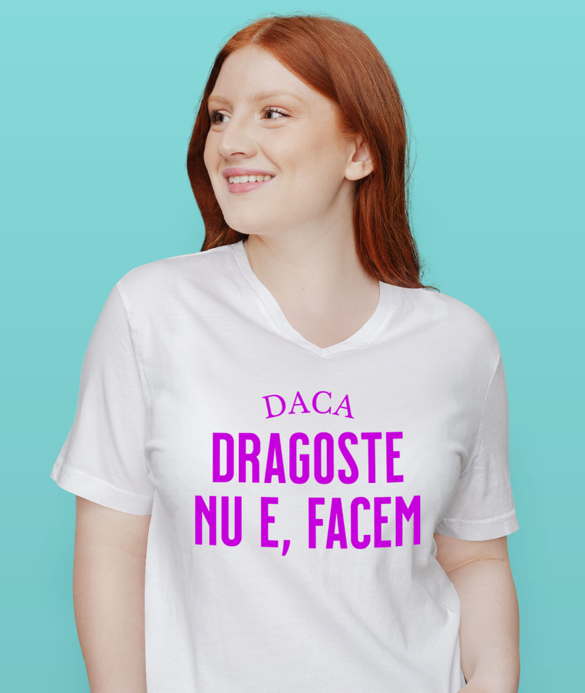 Tricou Femei, Barbati, Copii, Fata, Baiat, Unisex Personalizat „Mesaj Haios de Dragoste - Cadou Personalizat cu Mesaj Amuzant pentru Iubita, Familie și Prieteni” [2]