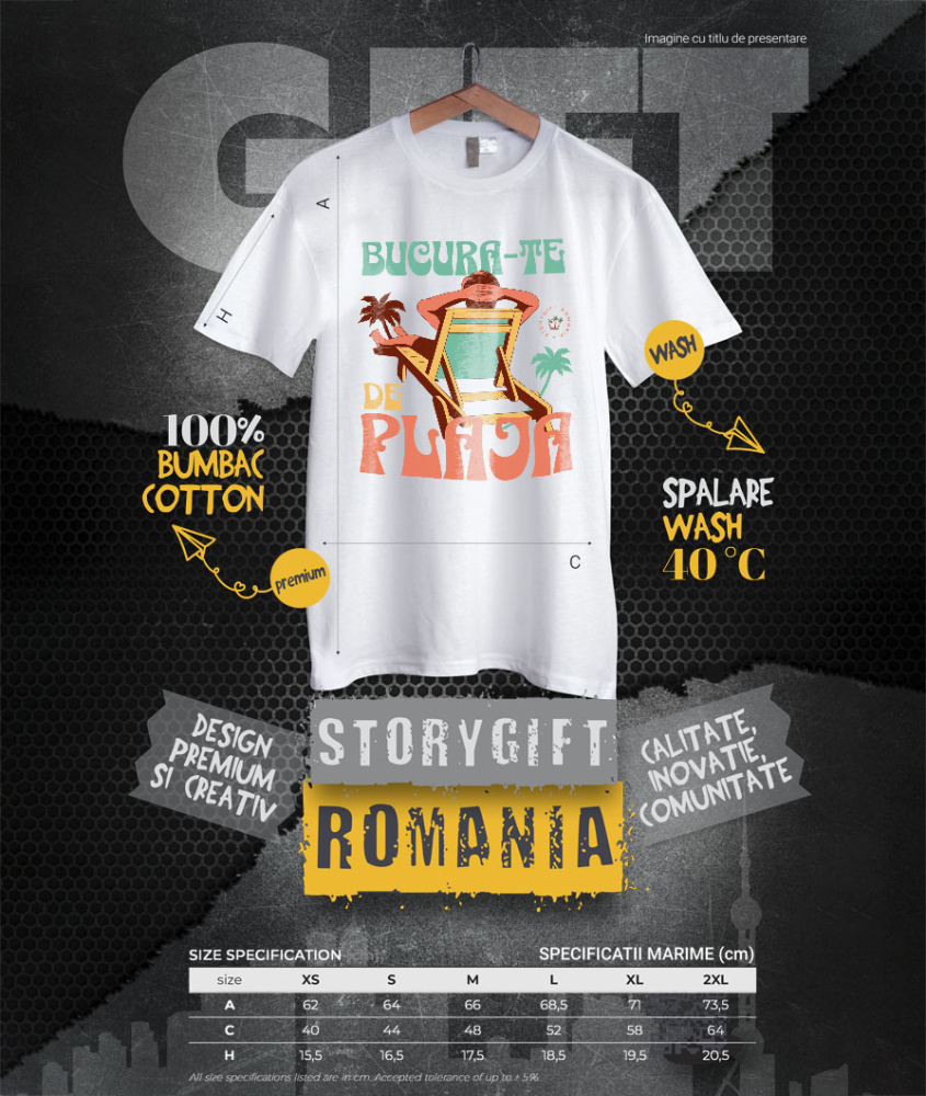 Tricou Femei, Barbati, Copii, Fata, Baiat, Unisex Personalizat Om Pe Sezlong Plajă Tropicală - Cadouri Personalizate Pentru Familie, Tati și Copii [4]