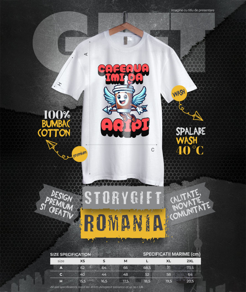 Tricou Femei, Barbati, Copii, Fata, Baiat, Unisex Personalizat „Pahar Vesel de Cafea Personalizat – Cadou Amuzant pentru Familie, Tati și Prieteni” [4]