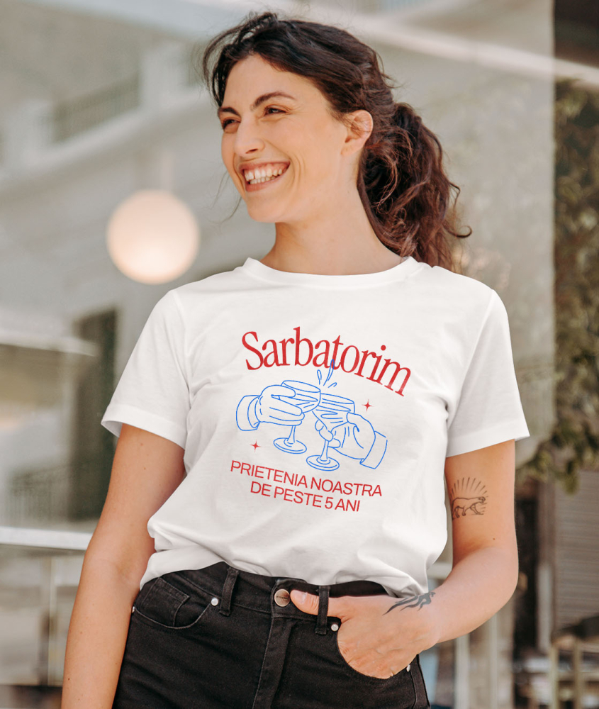 Tricou Femei, Barbati, Copii, Fata, Baiat, Unisex Personalizat Pahare elegante personalizate pentru toasturi de prietenie și aniversări [2]