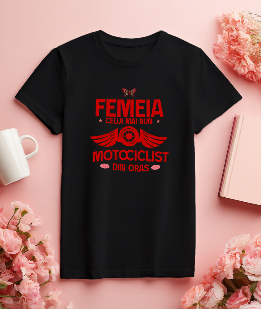 Tricou Femei, Barbati, Copii, Fata, Baiat, Unisex Personalizat Tricouri Personalizate Moto - Pasiune, Dragoste și Aventură Pe Două Roți [3]