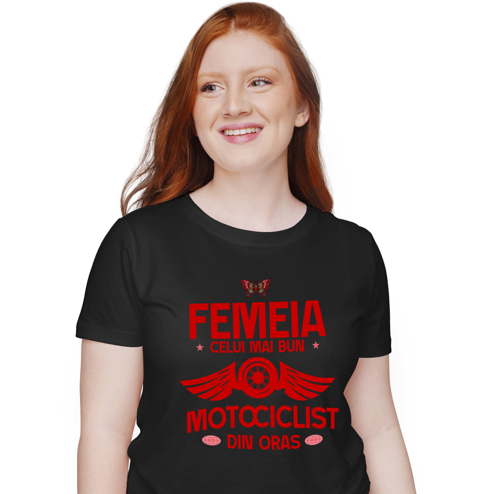 Tricou Femei, Barbati, Copii, Fata, Baiat, Unisex Personalizat Tricouri Personalizate Moto - Pasiune, Dragoste și Aventură Pe Două Roți [1]