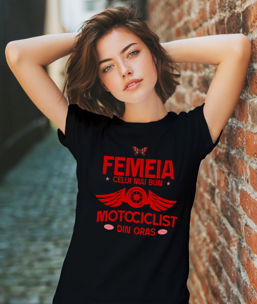 Tricou Femei, Barbati, Copii, Fata, Baiat, Unisex Personalizat Tricouri Personalizate Moto - Pasiune, Dragoste și Aventură Pe Două Roți [2]