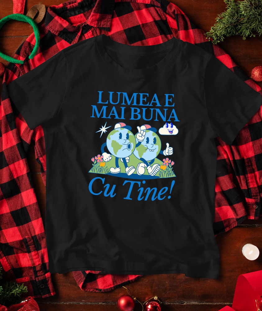 Tricou Femei, Barbati, Copii, Fata, Baiat, Unisex Personalizat Cadouri personalizate pentru familie și prieteni, mesaje pozitive despre natura și prietenie [3]