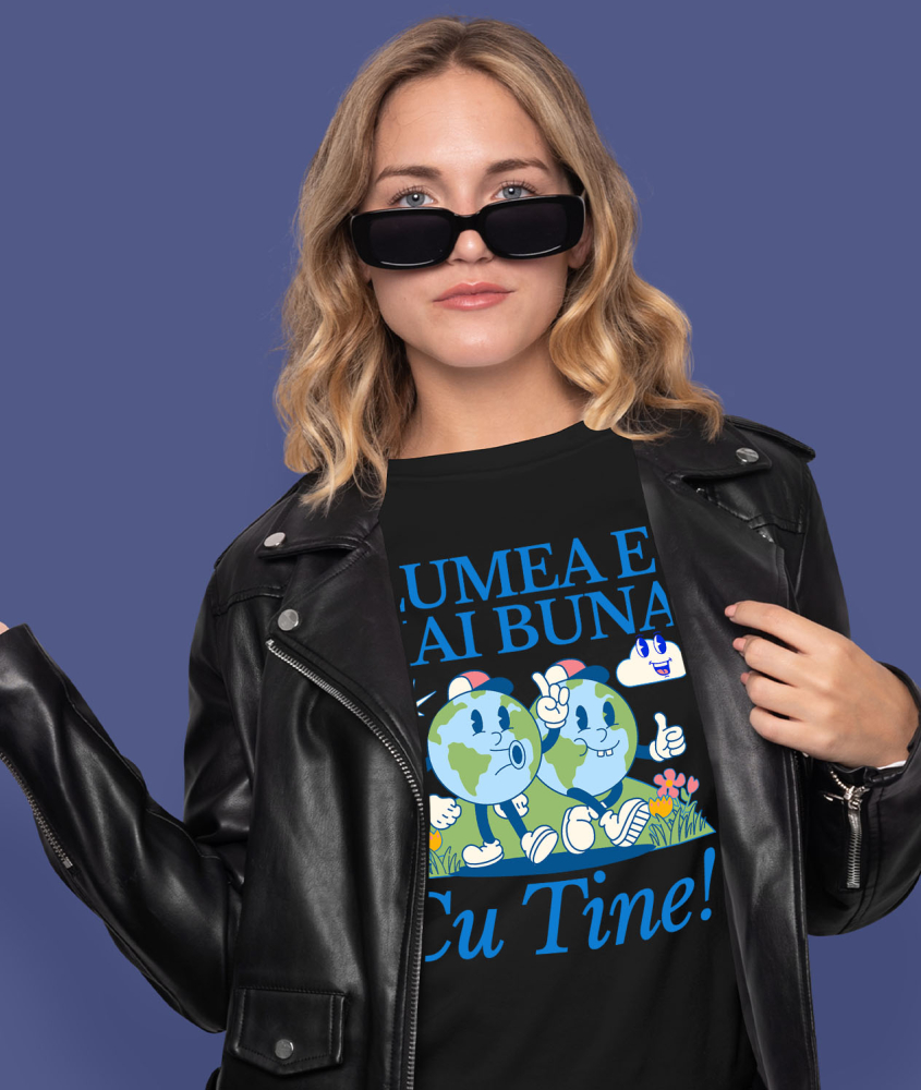 Tricou Femei, Barbati, Copii, Fata, Baiat, Unisex Personalizat Cadouri personalizate pentru familie și prieteni, mesaje pozitive despre natura și prietenie [2]