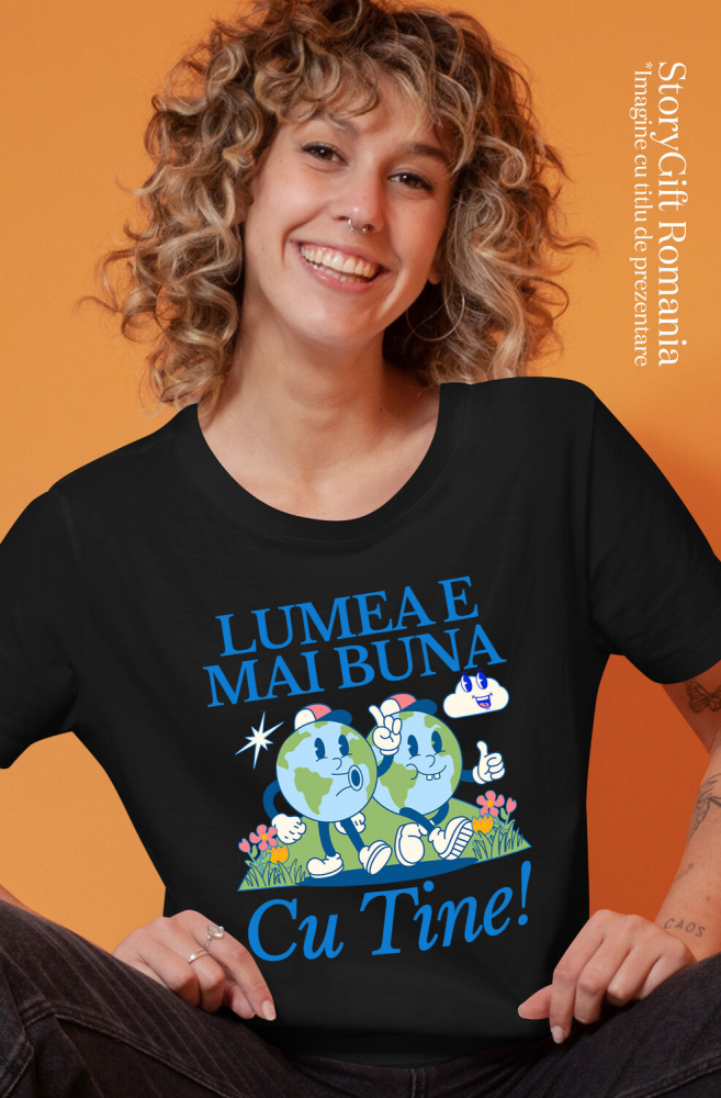 Tricou Femei, Barbati, Copii, Fata, Baiat, Unisex Personalizat Cadouri personalizate pentru familie și prieteni, mesaje pozitive despre natura și prietenie [2]