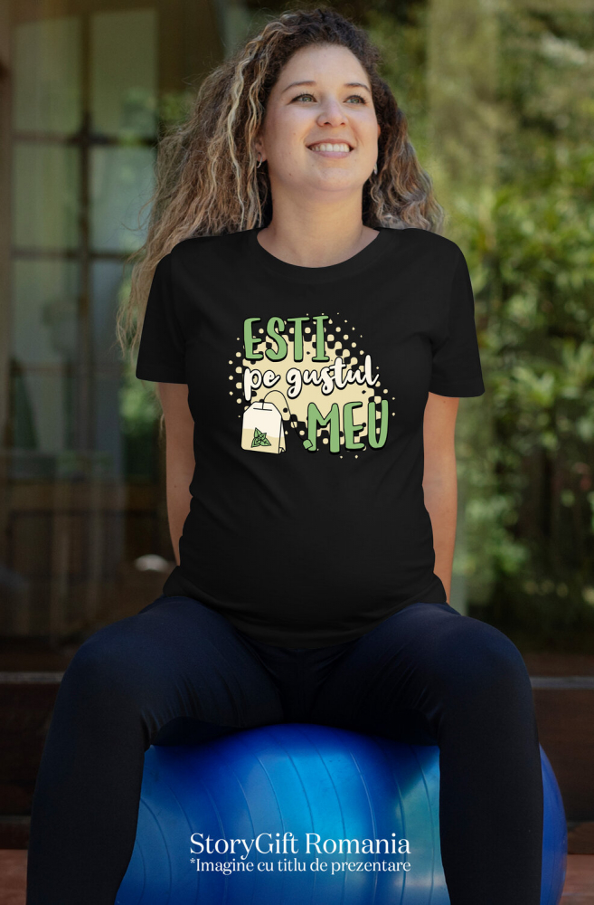 Tricou Femei, Barbati, Copii, Fata, Baiat, Unisex Personalizat „Plic de Ceai cu Mentă – Băutură Caldă și Relaxantă pentru Orice Moment” [2]