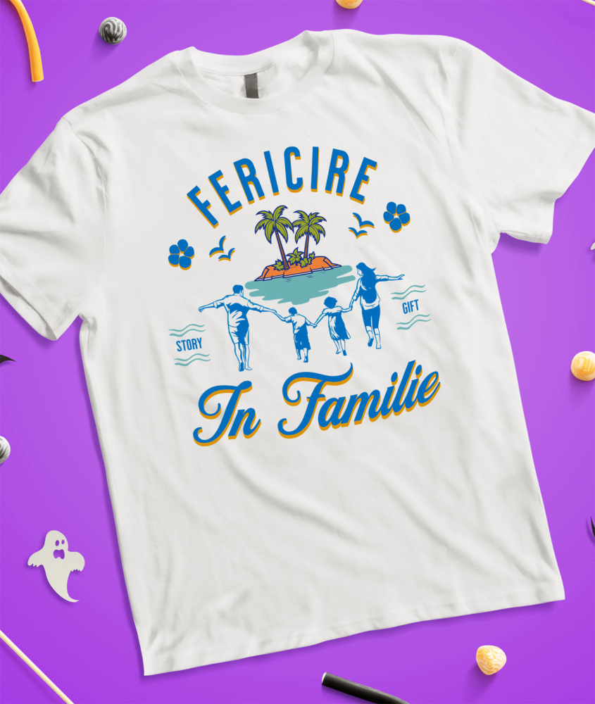 Tricou Femei, Barbati, Copii, Fata, Baiat, Unisex Personalizat Tricou Personalizat Familie - „Fericire în Vacanță” | Cadouri Unice [3]