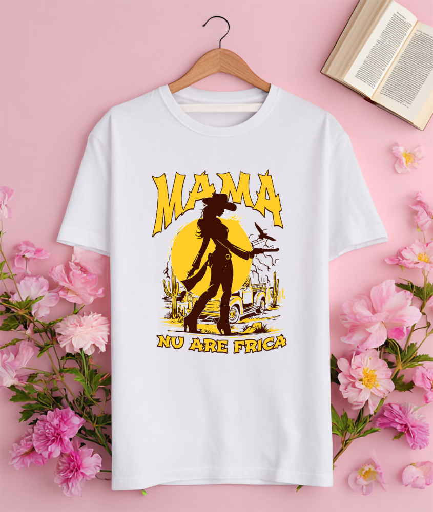 Tricou Femei, Barbati, Copii, Fata, Baiat, Unisex Personalizat "Mama Nu Are Frică – Cadouri Personalizate pentru Femeia Puternică și Curajoasă" [3]