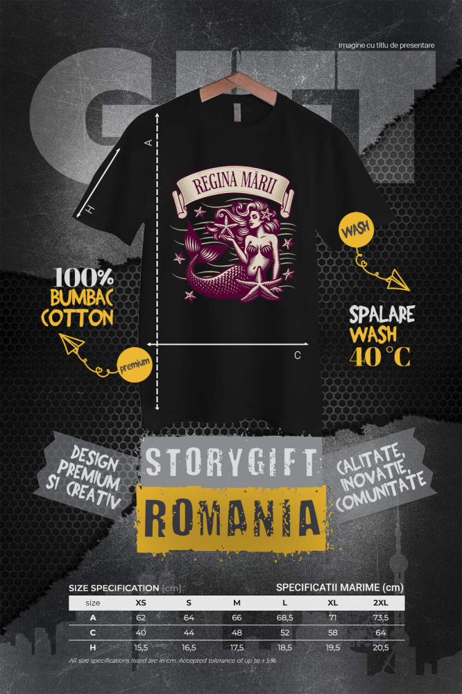 Tricou Femei, Barbati, Copii, Fata, Baiat, Unisex Personalizat "Produse personalizate pentru vacanță – Sirena cu stele de mare și regina mării în lumea acvatică" [4]