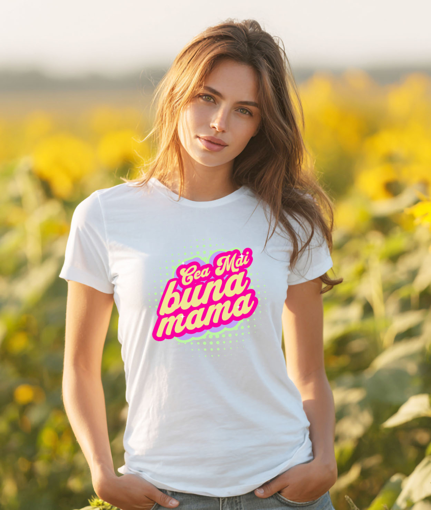 Tricou Femei, Barbati, Copii, Fata, Baiat, Unisex Personalizat Cadou Personalizat „Cea Mai Bună Mamă” | Mesaje Iubitoare pentru Mama și Familie [2]