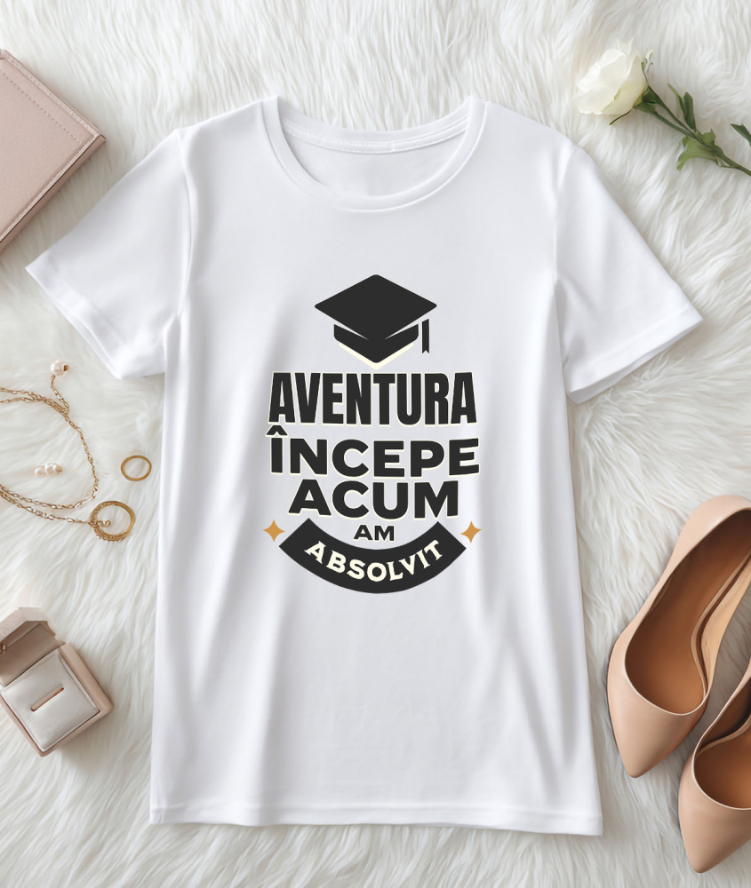 Tricou Femei, Barbati, Copii, Fata, Baiat, Unisex Personalizat Toca Absolvire | Cadou Personalizat pentru Absolvenți [3]