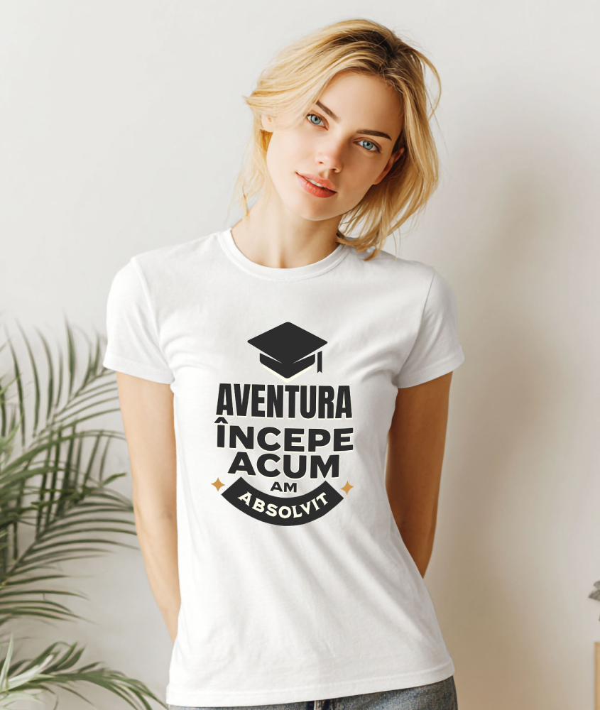 Tricou Femei, Barbati, Copii, Fata, Baiat, Unisex Personalizat Toca Absolvire | Cadou Personalizat pentru Absolvenți [2]