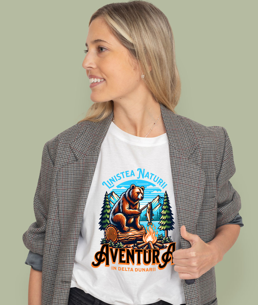 Tricou Femei, Barbati, Copii, Fata, Baiat, Unisex Personalizat Tricou Personalizat Aventură - „Liniștea Naturii, Delta Dunării” | Cadouri Outdoor [2]