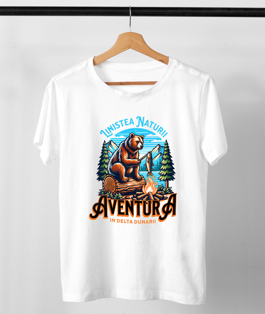Tricou Femei, Barbati, Copii, Fata, Baiat, Unisex Personalizat Tricou Personalizat Aventură - „Liniștea Naturii, Delta Dunării” | Cadouri Outdoor [3]