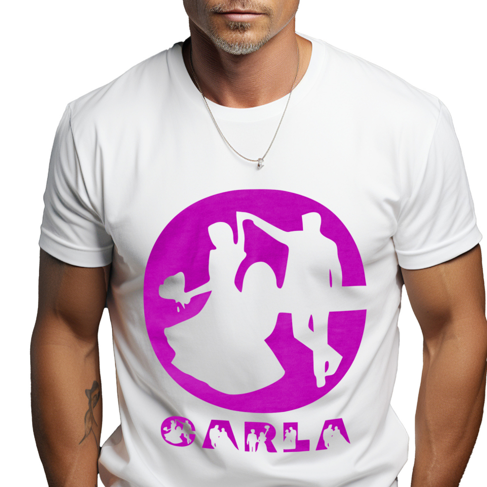 Tricou Personalizat Barbati Pentru Cerere casatorie, Nunta, Text Nume Personalizat, Valentine's day, Culoare Mov, Alb, 100% Bumbac, Marime XS [1]