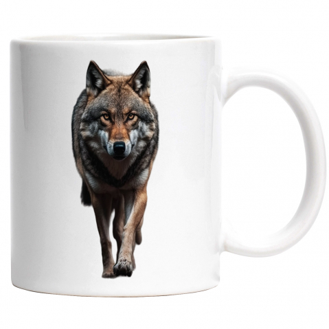 Maner Alb - Cana_2360_W	Cana Cu Lup care te Priveste, Padure, Salbaticie, Caine,Ceramica, 330ml, cu Maner Alb	"<p>Cana Cu Lup care te Priveste, Padure, Salbaticie, Caine,Ceramica, 330ml, cu Maner Alb<br /> <br />